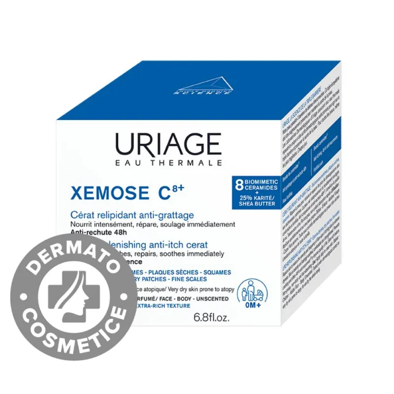 Cerat relipidant anti-puruit Xemose C8+, 200ml, Uriage — preț și oferte