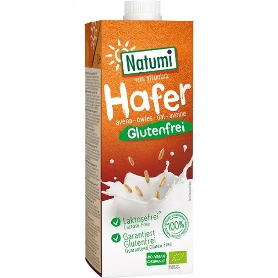 Lapte bio din ovaz fara gluten, 1l, Natumi — preț și oferte