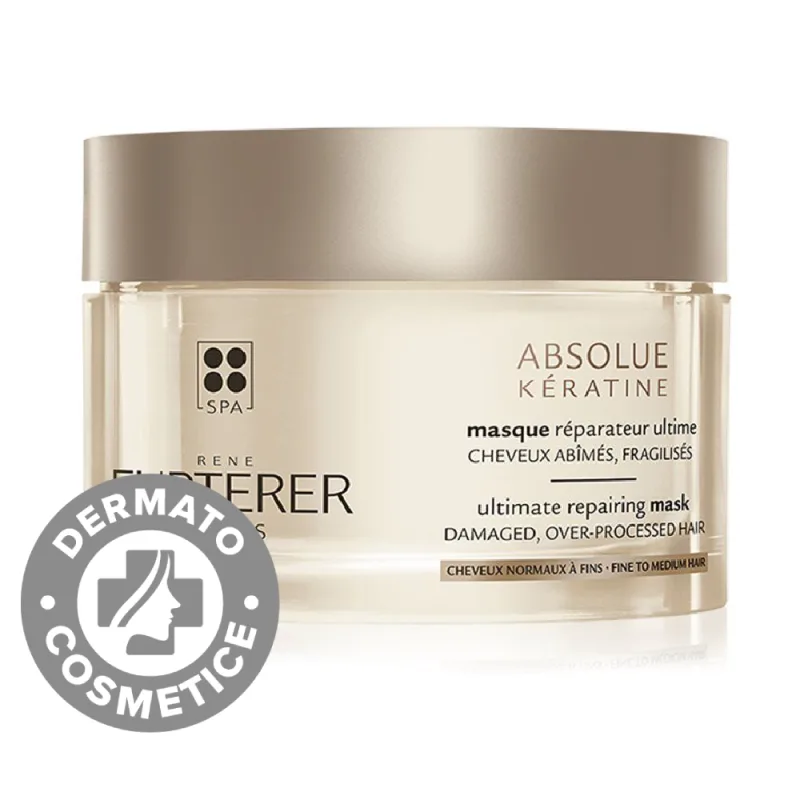 Masca regeneratoare pentru par cu fir gros Absolue Keratine, 200ml, Rene Furterer — preț și oferte