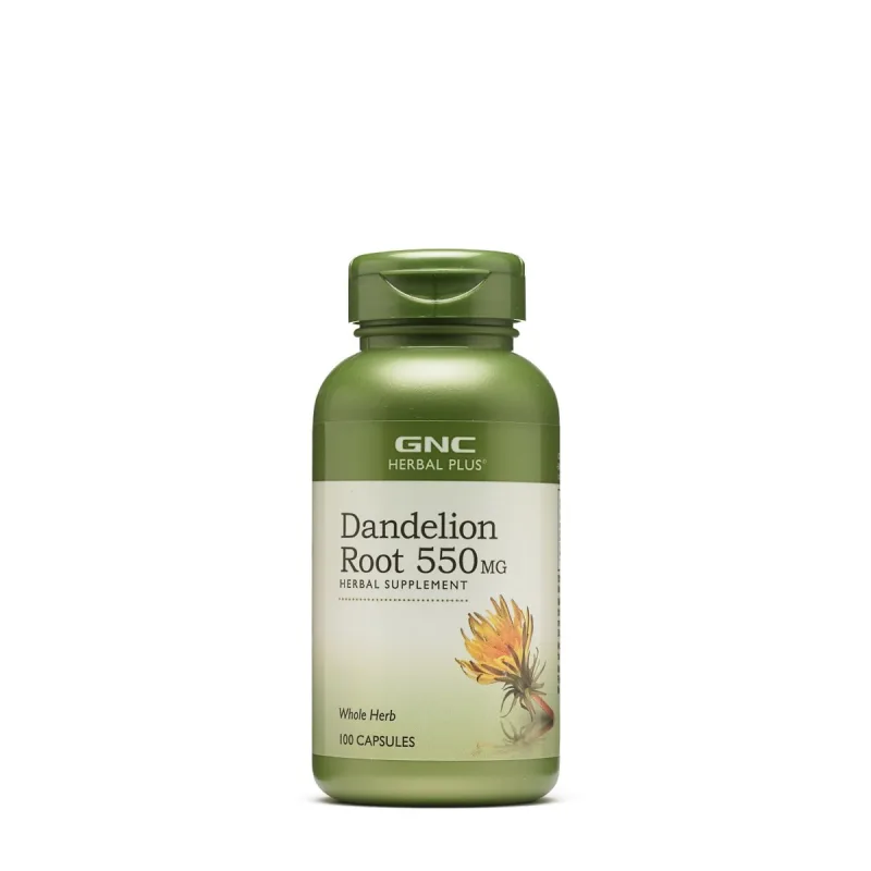 Radacina de papadie Herbal Plus, 100 capsule, GNC — preț și oferte