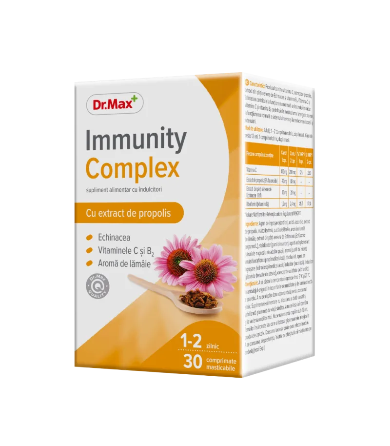 Dr. Max Immunity Complex, 30 comprimate masticabile — preț și oferte
