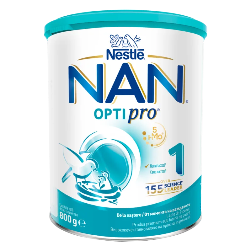 Formula de lapte NAN1 OPTIPRO HMO, 800g, Nestle — preț și oferte