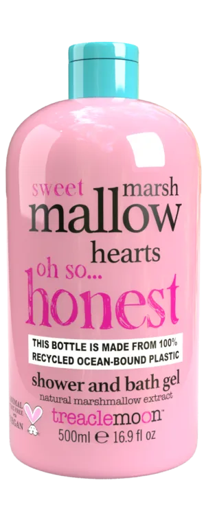 Gel de dus Marshmallow hearts, 500ml, Treaclemoon