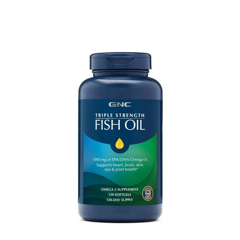 Ulei de peste, 120 capsule, GNC — preț și oferte