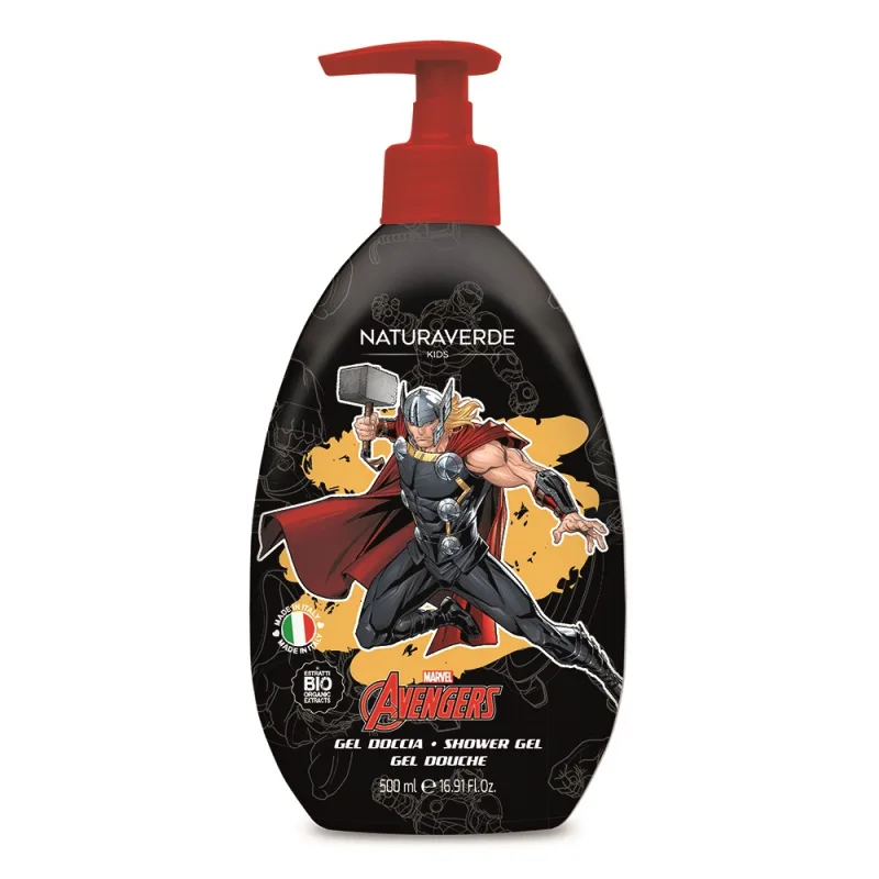 Gel de dus cu galbenele si musetel Avengers, 500ml, Naturaverde — preț și oferte