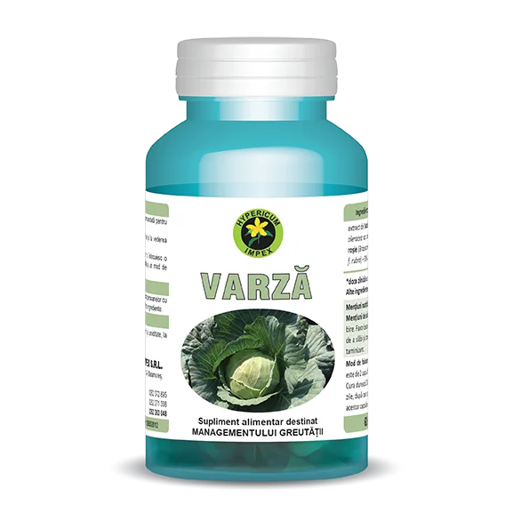 Extract de varza, 60 capsule, Hypericum — preț și oferte