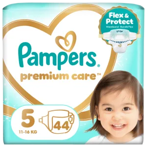 Scutece Premium Care Nr.5 11-16kg, 44 bucati, Pampers