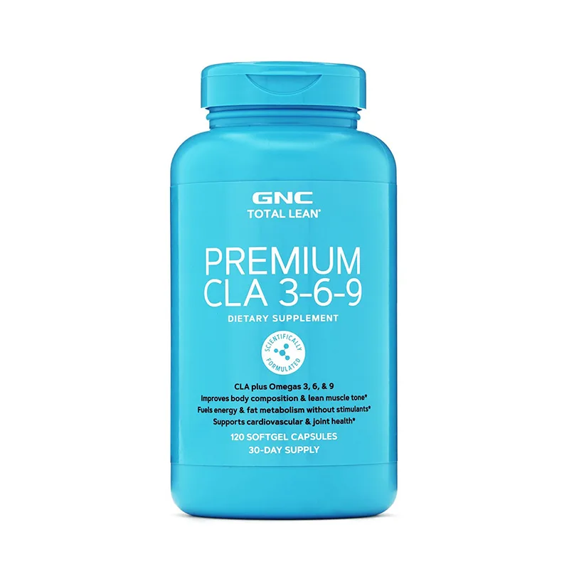 CLA 3-6-9 + Acid Linoleic Conjugat si Omega 3-6-9 Total Lean Premium, 120 capsule, GNC — preț și oferte