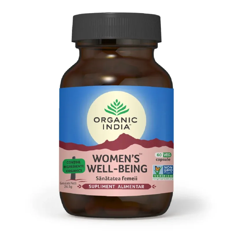 WWB Sanatatea Femeii, 60 capsule, Organic India — preț și oferte