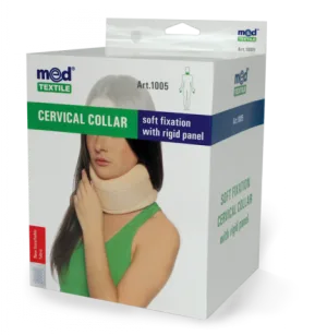 Guler cervical cu fixare usoara si tija de sustinere Nr. 3, 1 bucata, MedTextile