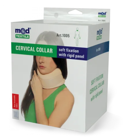 Guler cervical cu fixare usoara si tija de sustinere Nr. 3, 1 bucata, MedTextile — preț și oferte