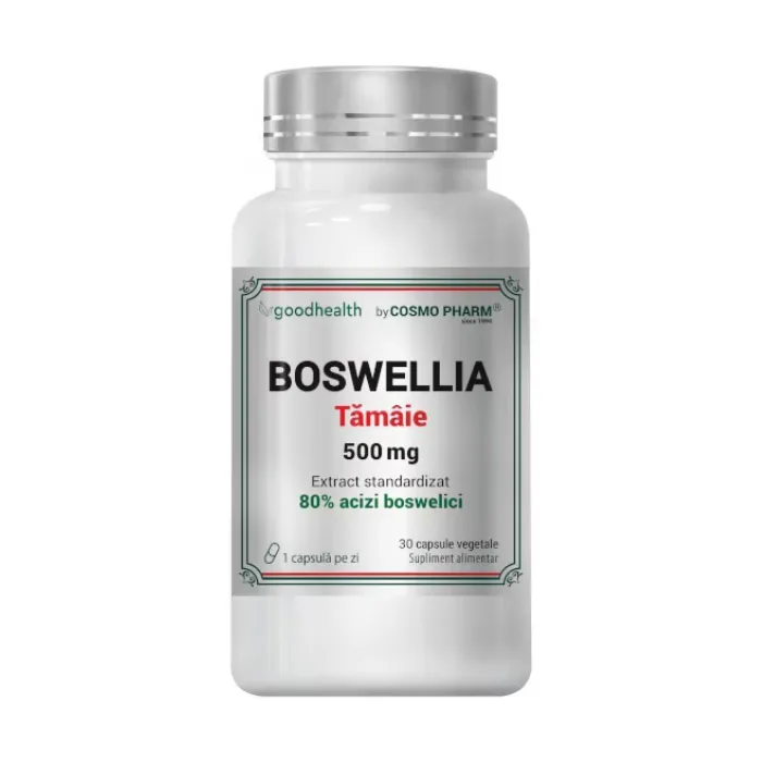 Extract de tamaie Boswellia Serrata, 500 mg, 30 capsule vegetale, Cosmo Pharm — preț și oferte
