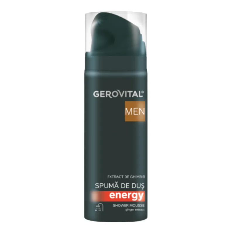 Spuma de dus Energy, 200 ml, Gerovital Men FARMEC — preț și oferte