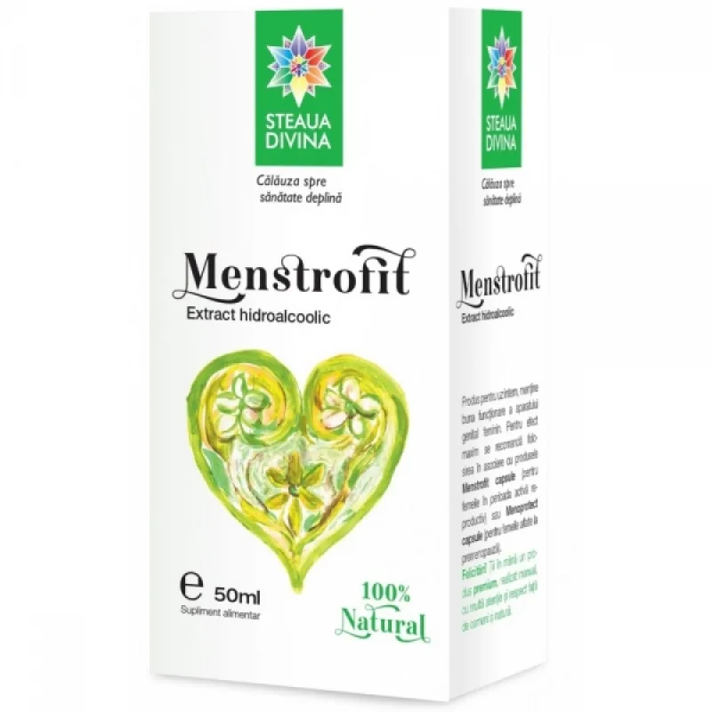 Menstrofit extract hidroalcoolic, 50ml, Steaua Divina — preț și oferte