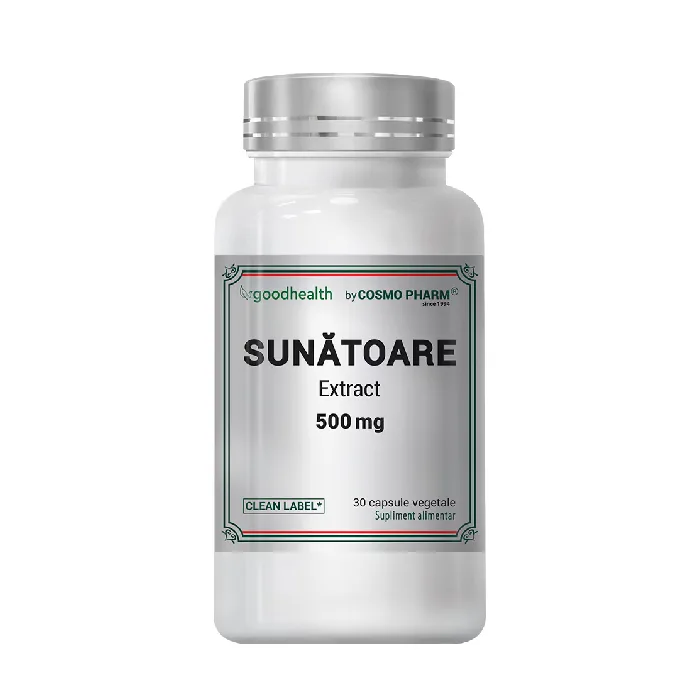 Sunatoare Extract, 500 mg, 30 capsule, Cosmo Pharm — preț și oferte