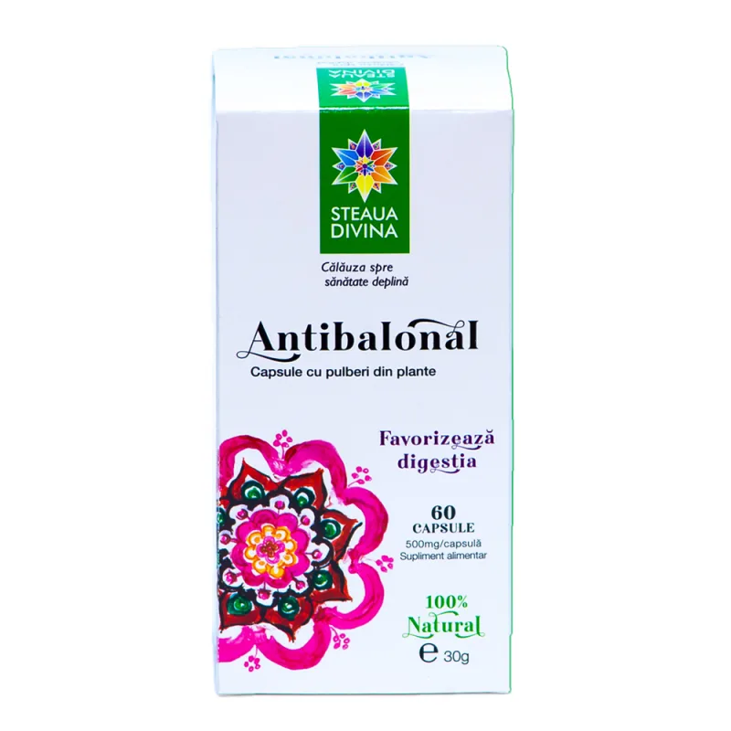 Antibalonal 500mg, 60 capsule, Steaua Divina — preț și oferte
