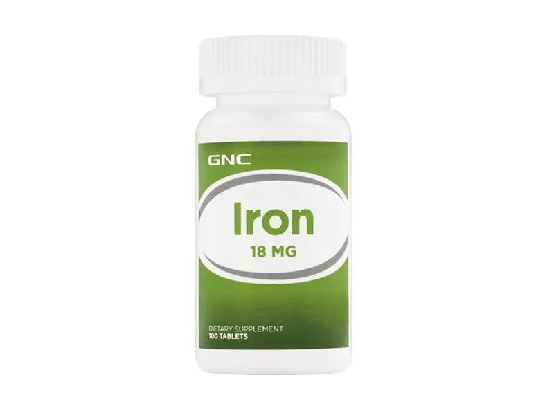 Fier Iron 18mg, 100 tablete, GNC — preț și oferte