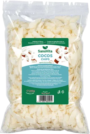 Cocos chips, 200g, SanoVita
