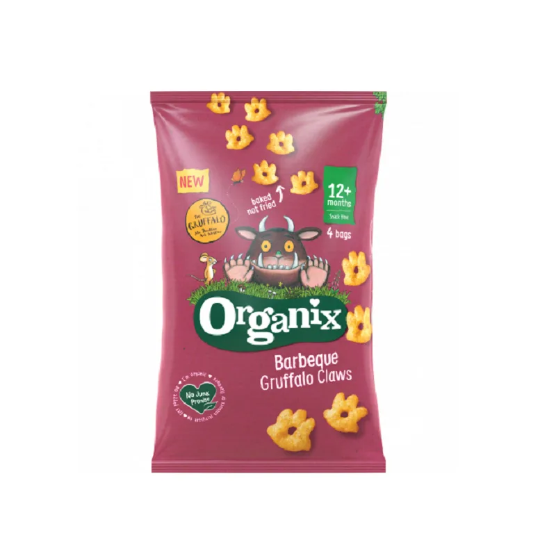 Figurine din porumb cu barbeque Gruffalo 12 luni+ Bio, 4 x 15g, Organix — preț și oferte