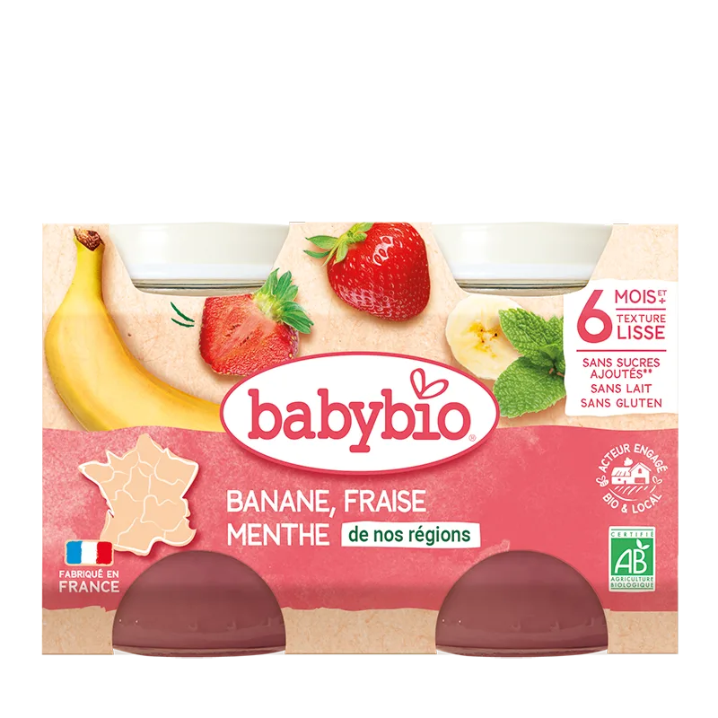 Desert fara zahar +6 luni, 2 x 130g, BabyBio — preț și oferte