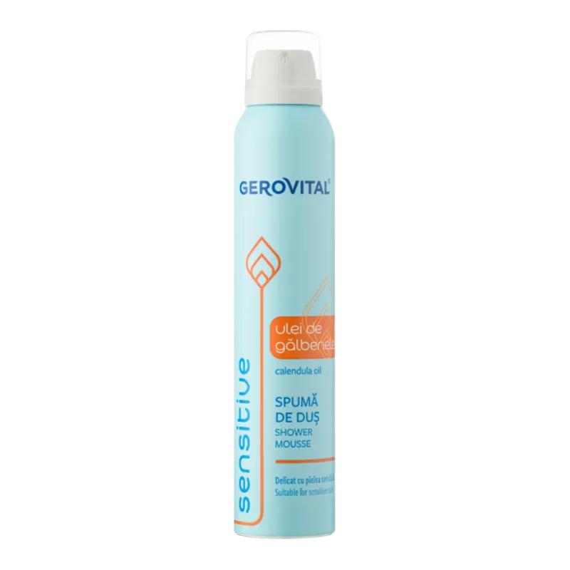 Spuma de dus Sensitive, 200 ml, Gerovital FARMEC — preț și oferte
