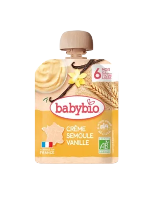 Crema de gris si vanilie Bio, 85g, BabyBio