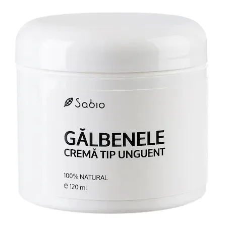 Crema tip unguent de galbenele, 120ml, Sabio — preț și oferte