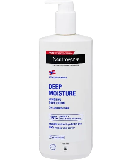 Lotiune de corp fara parfum Sensitive, 400ml, Neutrogena — preț și oferte