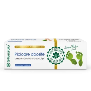 Balsam racoritor cu eucalipt pentru picioare obosite, 75ml, VivaNatura