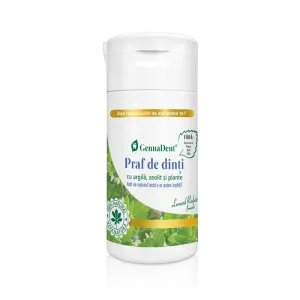 Praf de dinti cu argila, zerolit si plante GennaDent, 75g, VivaNatura