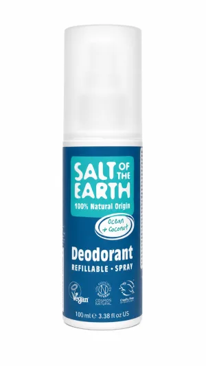 Deodorant unisex Ocean & Cocos Salt Of The Earth, 100ml, Crystal Spring