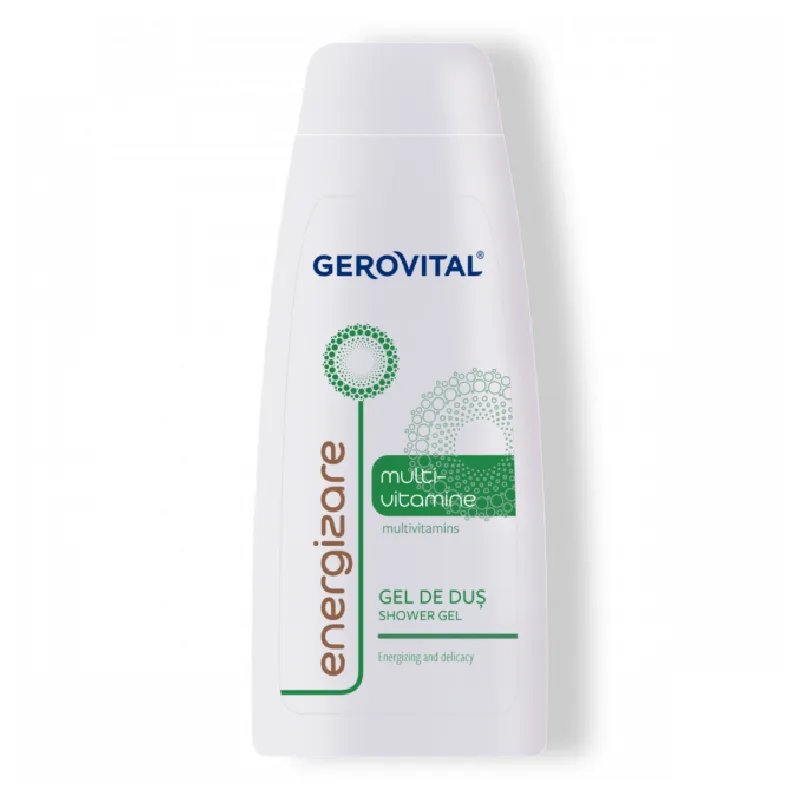Gel de dus cu multivitamine, 750 ml, Gerovital FARMEC — preț și oferte