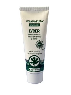 Crema activa cu untul-pamantului si petrol Lyber, 75ml, VivaNatura