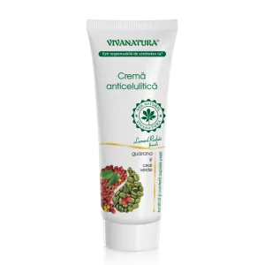 Crema anticelulitica cu gurana si ceai verde, 250ml, VivaNatura