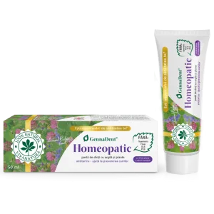 Pasta de dinti GennaDent Homeopatic, 50ml, VivaNatura