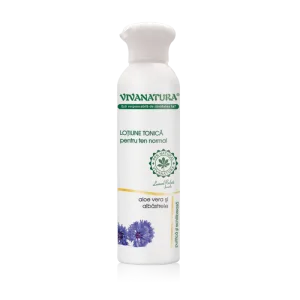 Lotiune tonica pentru ten normal cu aloe vera si albastrele, 150ml, VivaNatura