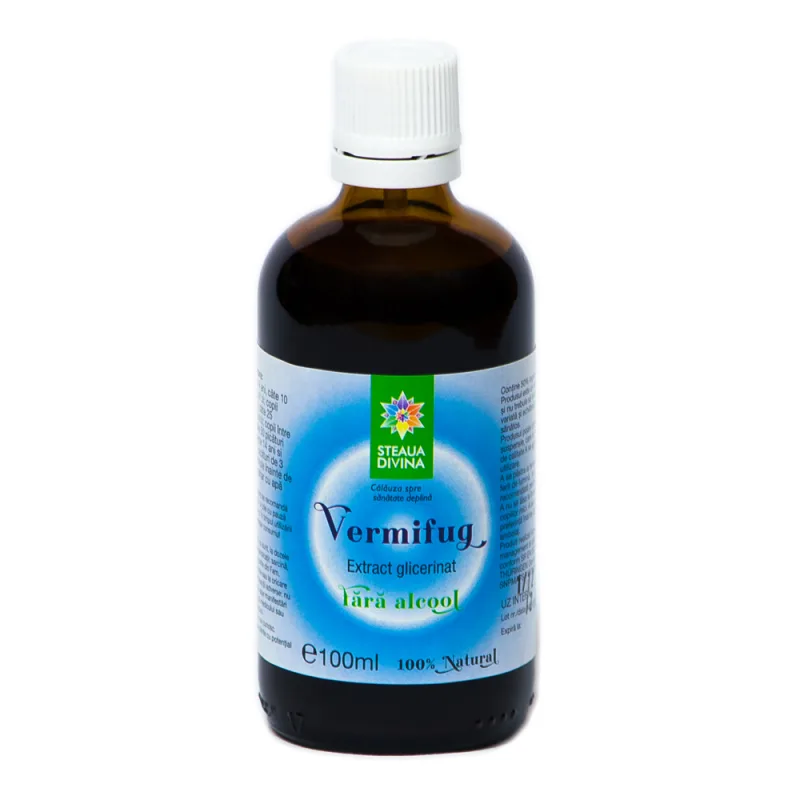 Extract glicerinat Vermifug, 100ml, Steaua Divina — preț și oferte