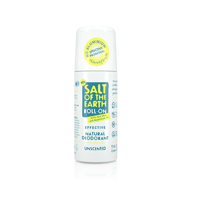 Deodorant roll-on natural fara miros Salt Of The Earth, 75ml, Crystal Spring — preț și oferte