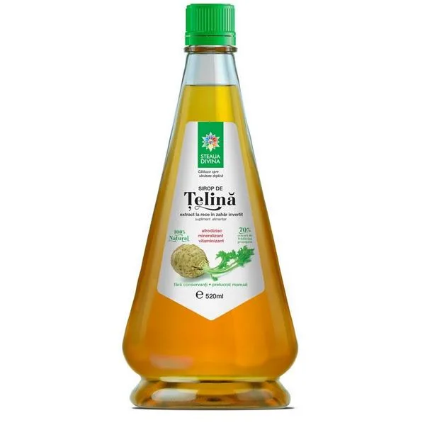 Sirop natural de telina presat la rece, 520ml, Steaua Divina — preț și oferte