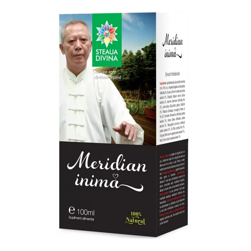 Tinctura pentru inima Meridian, 100ml, Steaua Divina — preț și oferte