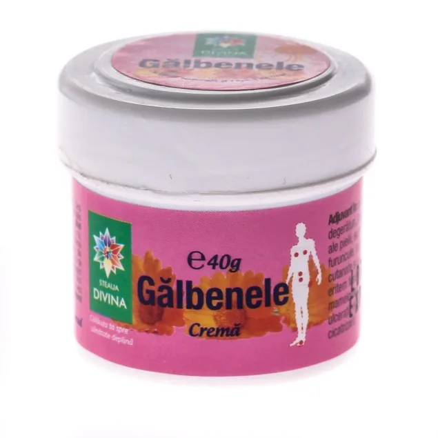 Crema naturala cu galbenele, 40g, Steaua Divina — preț și oferte