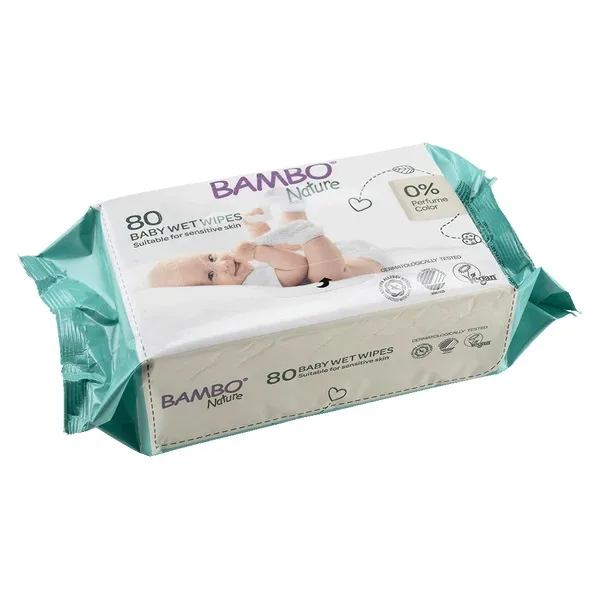 Servetele umede Ecolabel, 80 bucati, Bambo Nature — preț și oferte