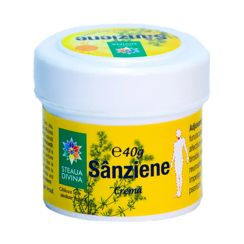 Crema naturala cu sanziene, 40g, Steaua Divina — preț și oferte