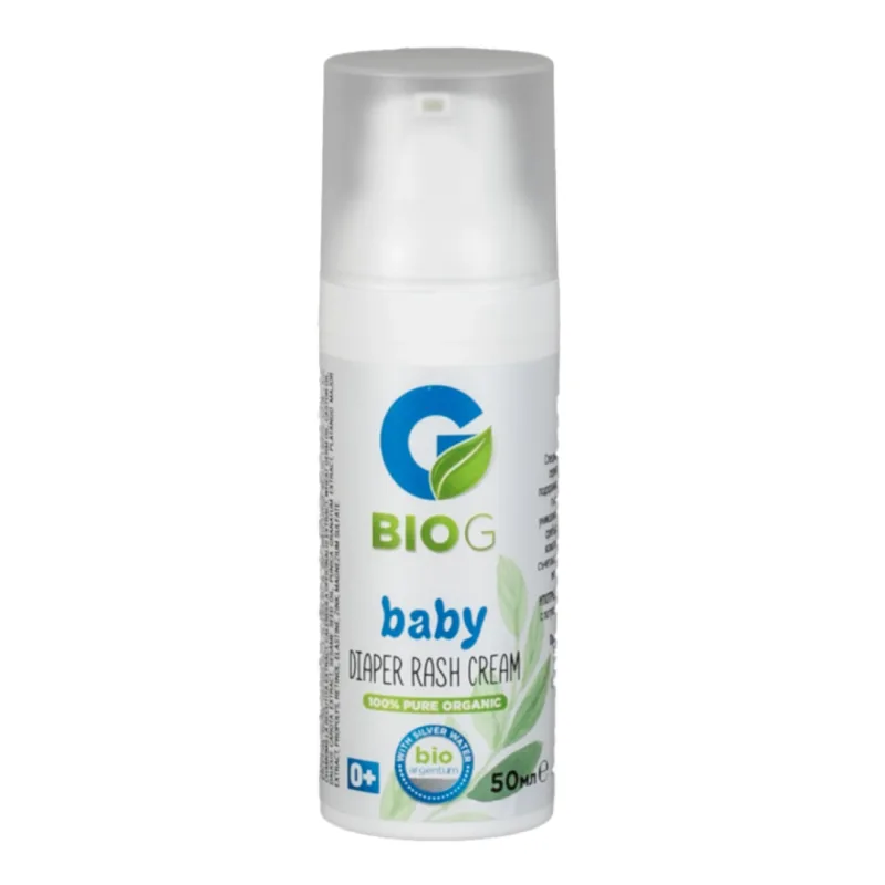 Crema organica pentru zona scutecului BABY, 50 ml, BIO G — preț și oferte