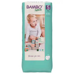 Scutece Ecolabel Tall Nr. 5 pentru 12-18 kg, 44 bucati, Bambo Nature