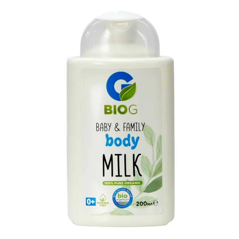 Lapte de corp organic Baby&Family,  200 ml, BIO G — preț și oferte