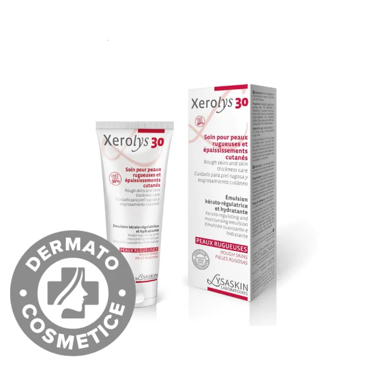 Emulsie cheratoreglatoare si hidratanta Xerolys 30, 100ml, Lab Lysaskin — preț și oferte