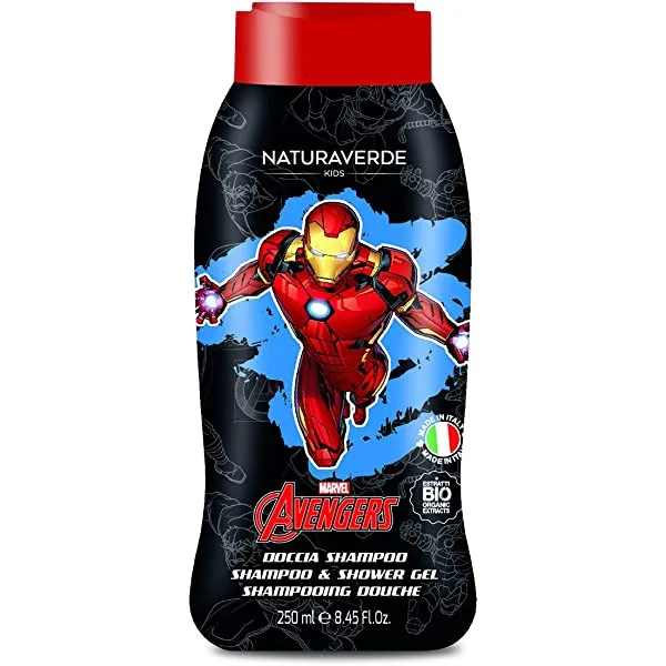 Sampon si gel de dus cu galbenele si musetel Avengers, 250ml, Naturaverde — preț și oferte