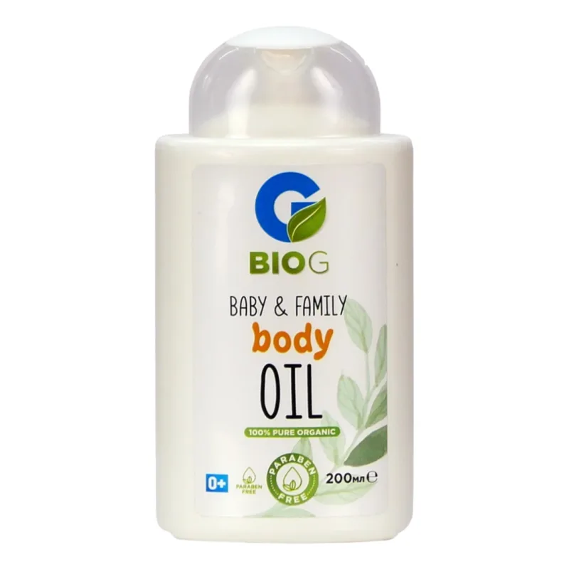 Ulei de corp organic Baby&Family, 200 ml, BIO G — preț și oferte