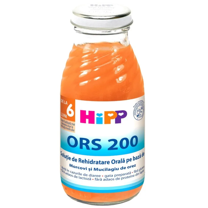 Bautura impotriva diareei cu morcov si orez, 200ml, HiPP — preț și oferte